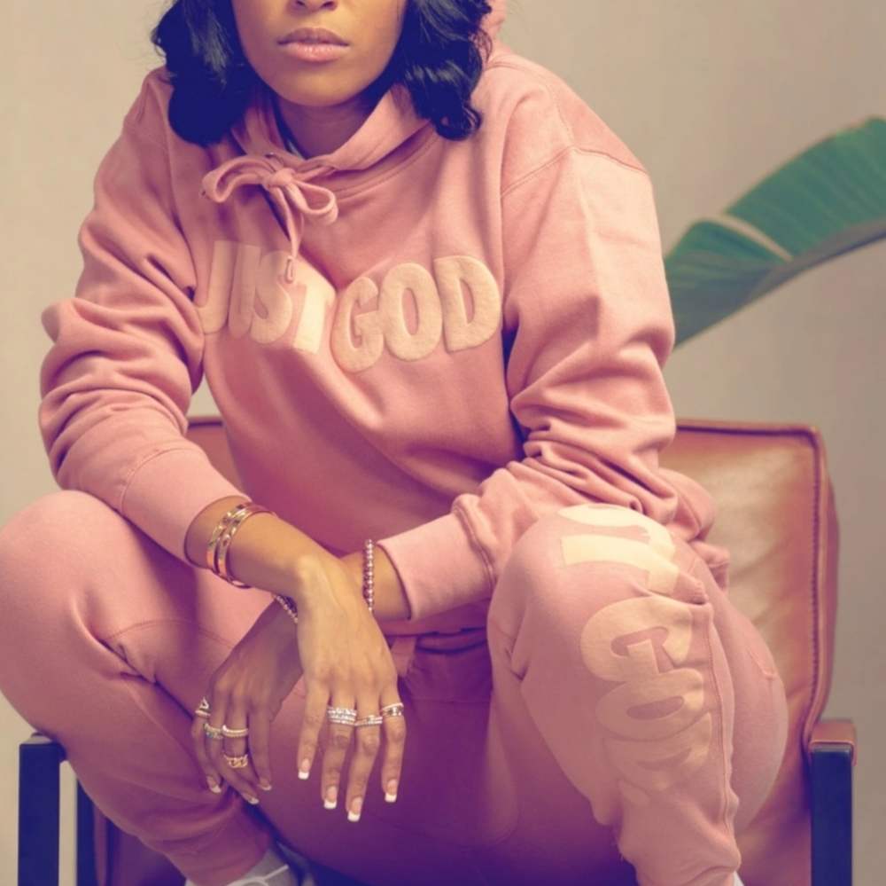 God Is Dope Jogger Set size Large